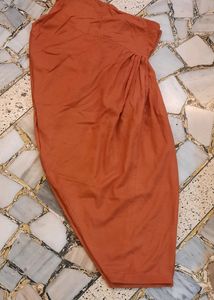 Rust Embroidered Salwar Kameez