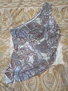 Floral One-Shoulder Top