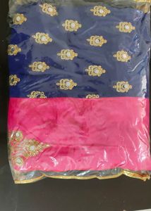 Embroidery Original Mirror Work Saree