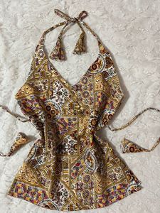 Sunny Halter neck y2k Kurti