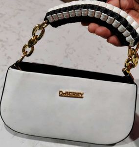 D-Berry White Handbag