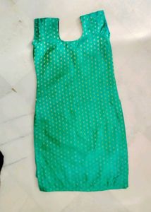 Green Dress Material
