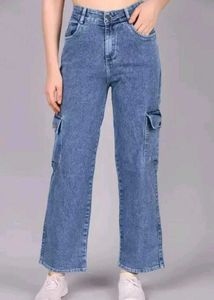 Blue Cargo Jeans