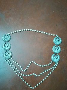 Vintage Floral Medallion Layered Necklace