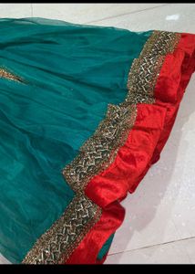 Green Heavy Anarkali Suit Women