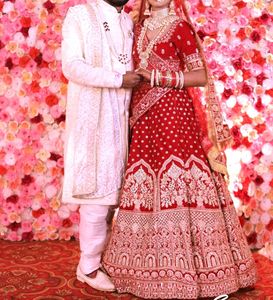 SALE! Red Bridal Lehenga Manish Malhotra