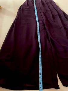 Purple Kurta Plazo Set