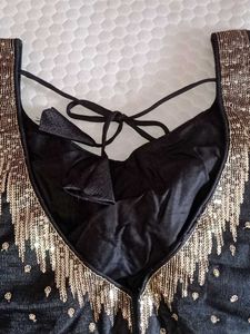 Sequin Embellished Blouse its new padded
