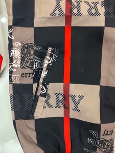 Burberry Checkered Bomber Jacket