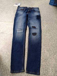 Inkast Distressed Slim Fit Denim Jeans, Size 30