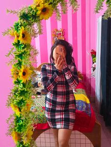 Check Dress From Urbanic