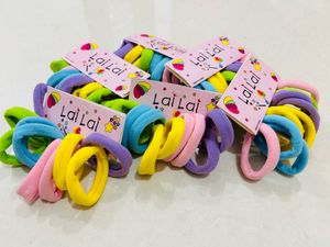 2 Bunches Hair Ties, @ ₹25/- Per Bunch