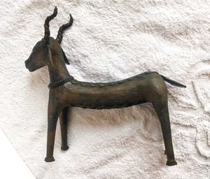 Antique Bronze Animal Statue