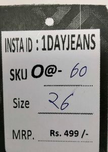 Women black skinny Jeans size 26 (O-60)