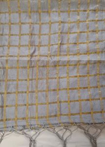 Dupatta Gray And Golden