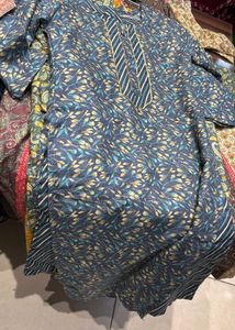Floral Print Kurta