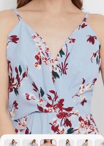 Floral printed maxi dress