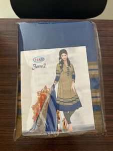 Its A Churidar 3 Piece Set Which Is Unstiched