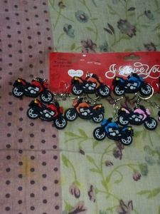 Excellent Brand New Bike Keychain Set