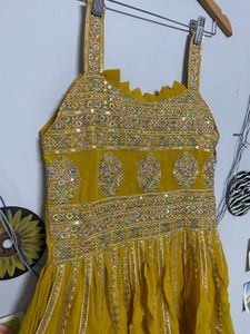 Yellow Embroidered Kurta Set