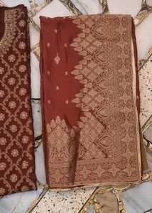 PURE BANARSI SUIT SET DUPATTA