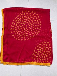 Mustard Yellow Kurti With Dupatta