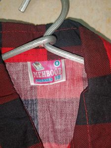 Red &amp; Black Plaid Shirt