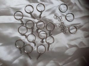 Silver Keychain Ring