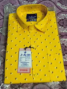 Stylish Yellow Printed Shirt