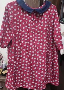 Owl Print Top Blouse