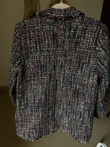 HANCY MULTICOLOURED TWEED OVERSIZED BLAZER