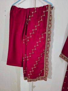 Elegant Maroon Kurta Set