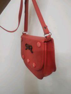 Coral Peachy Sling Bag