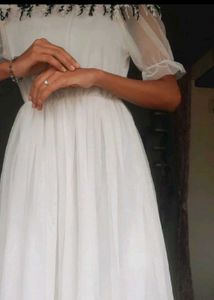 Sheer White Dress