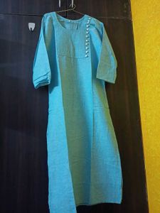 Sky-blue Girlish Kurti