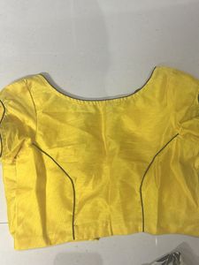 Yellow Floral Lehenga Set