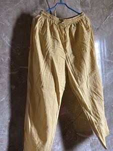 Yellow Kurta And Pyjama Set