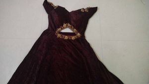 ethnic Cut Work Gown