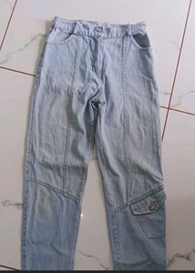 Boyfriend Jeans With Side Pockets