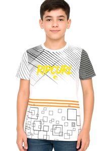 Trendy Boys'Graphic Printed Rip Curl T-Shirt