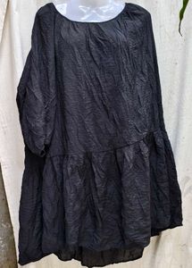 8177. Black Tiered Dress