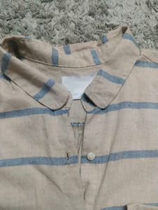 Striped Shirt Dress