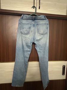 Light Wash Denim Jeans - Zara