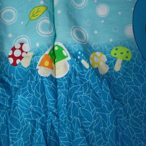 Doraemon Single Bedsheet With Pillow Cover