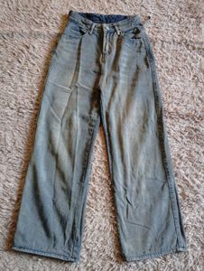 High Waisted Straight Fit Jeans