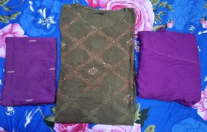 Max Embroidered Combo Of 3 Printed Kurta Set
