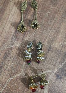Jhumka Earrings Set