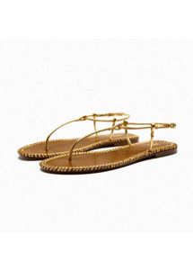 Brand New Zara Leather Sandal From NY