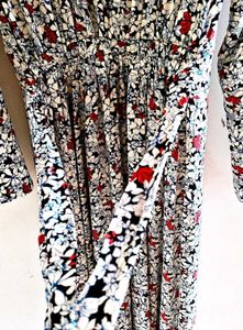 White Maxi Floral Dress