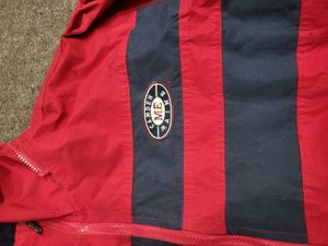 Red &amp; Blue Striped Jacket